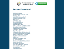 Tablet Screenshot of driverdownload1.com